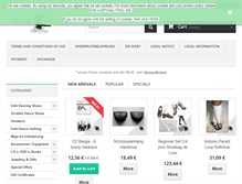 Tablet Screenshot of irishdanceshop.de